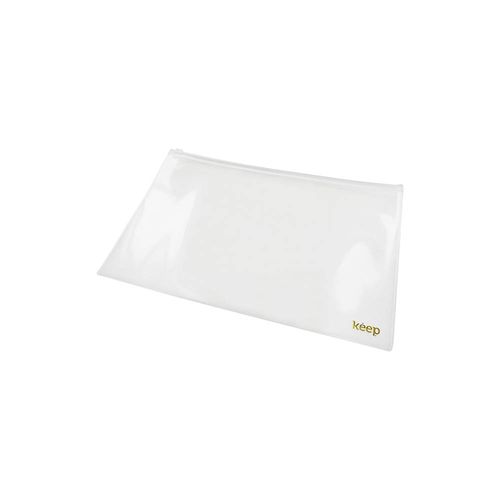 Pasta Zíper Versátil Cristal A5 260x180mm 5 unidades Keep - EI053OUT [Reembalado]