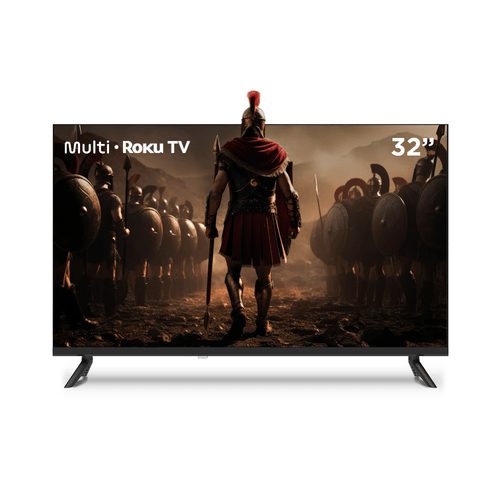 Multi Roku TV 32" Smart com imagem HD 3 HDMI 2 USB compatível com Alexa e Google Home - TL052MOUT [Reembalado]