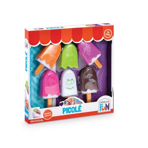 Creative Fun Picolé Indicado para +3 Anos Colorido Multikids - BR644OUT [Reembalado]