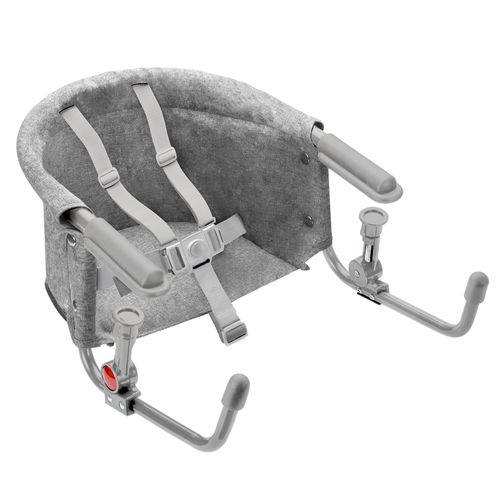 Cadeira de Alimentação de Encaixe em Mesa  6M-15 Kg Multikids Baby Click N' Clip Cinza - BB379OUT [Reembalado]