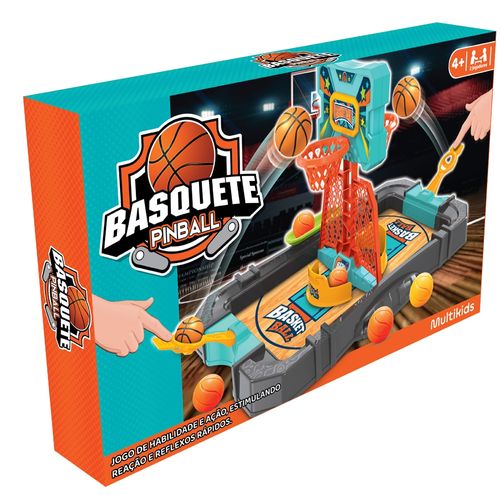 Jogo Basquete Pinball Multikids - BR2012OUT [Reembalado]