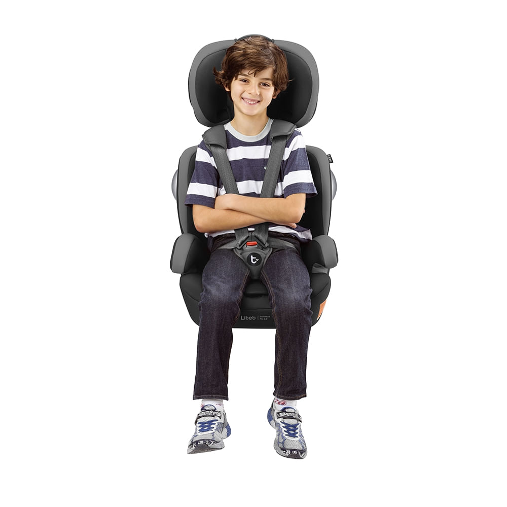 Encontraproduto.com.br - Cadeirinha Infantil para carro Safemax Fix 2.0 Isofix 9-36 Kg Cinza Litet - BB460OUT [Remanufaturado]
