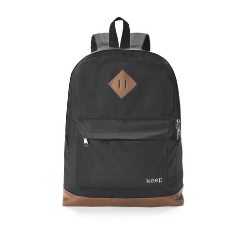 Mochila Keep Everyday 15.6 Pol Preto e Marrom - BO435