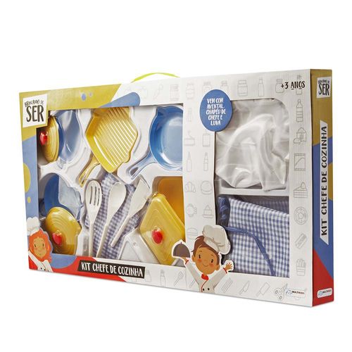 Kit Brincando de Ser Chef de Cozinha Multikids - BR957OUT [Reembalado]