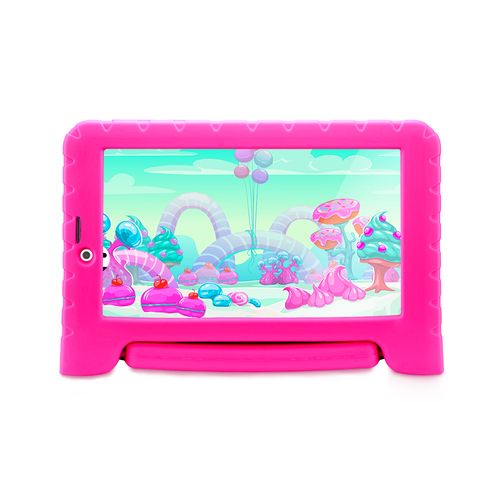 Tablet Multilaser Kid Pad 3G com Controle Parental 32GB + Case + Wi-fi + Android 11 (Go edition) Rosa - NB383OUT [Reembalado]