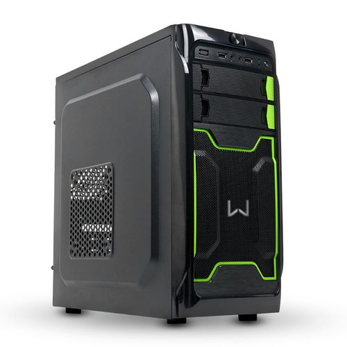 Gabinete Gamer Haida Preto Warrior - GA187OUT [Reembalado]
