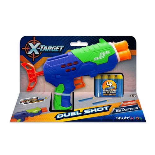 Lançador de Dardos X-Target Ultra Shot Com 4 dardos Multikids - BR2025OUT [Reembalado]