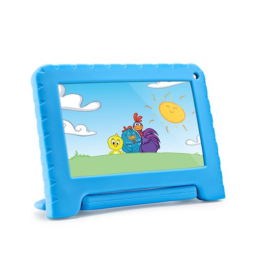 Tablet Infantil Galinha Pintadinha com Controle Parental 32GB Tela 7 pol Android 11 Quad Core Preto - NB373