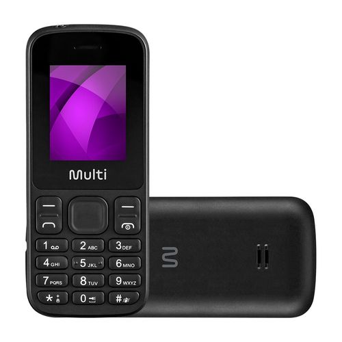 Celular UP 4G Dual Chip Mp3 Preto Multi - P9139