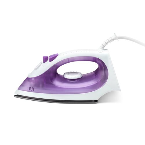 Ferro de Passar Roupa à Vapor 220v -2000w Base Cerâmica Roxo Multi - HO463