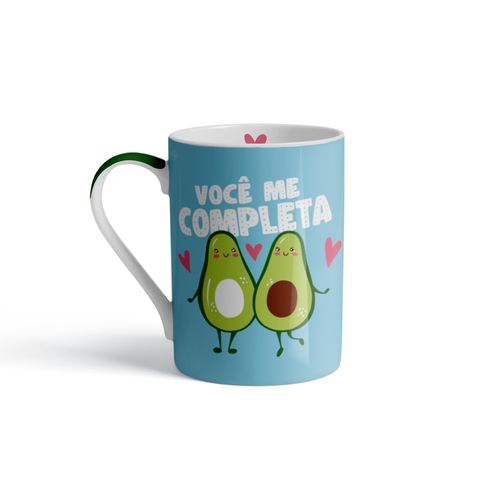 Caneca de Porcelana Abacate 370ml Up Home - UD247OUT [Reembalado]