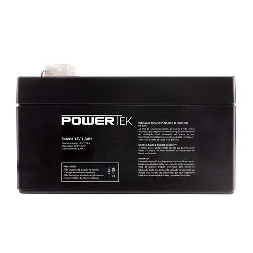 Bateria Powertek 12V 1,3AH - EN072OUT [Reembalado]