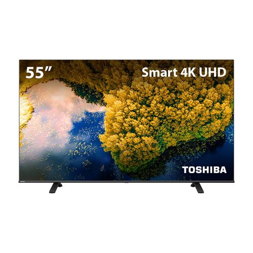 Smart TV DLED 55" 4K Toshiba 55C350L VIDAA 3 HDMI 2 USB Wi-Fi - TB011MOUT [Reembalado]