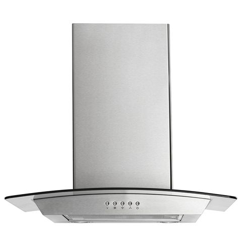 Coifa de Vidro Multilaser 220V Inox 234W 60cm 2 Lâmpadas de LED 3 Níveis de Sucção e Indicado para Fogões de até 4 Bocas - CE068