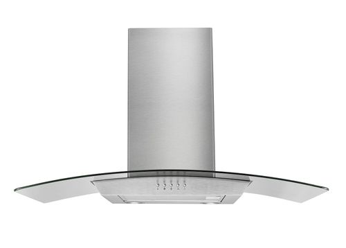 Coifa de Vidro Curvo 90cm, Luz LED e 3 Níveis p/ Fogão 6 Bocas 220v-234w Inox Multilaser - CE064OUT [Reembalado]