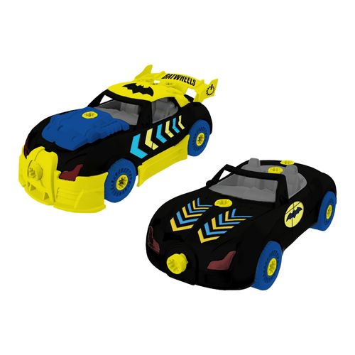 Carrinho de brinquedo Batwheels 2 em 1 Turbo Tools Bugatti DC Multikids - BR2158