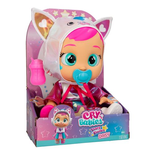 Boneca Cry Babies Stars Daisy Multikids com Olhos que Brilham - BR2239