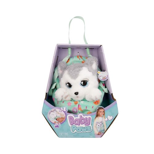 Baby Paws Pelúcia Husky com Mecanismo Multikids - BR2361