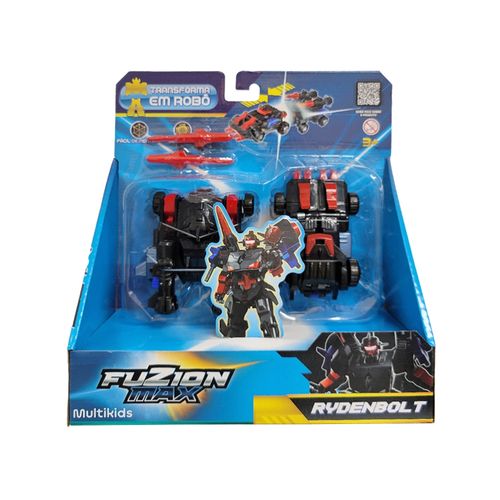 Carro Robô Fuzion Max Rydenbolt Transformável Multikids - BR2245