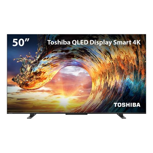 Smart TV QLED 50" 4K Toshiba 50M550L VIDAA 3 HDMI 2 USB Wi-Fi - TB013MOUT [Reembalado]