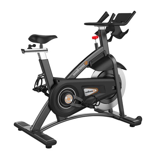 Bike Spinning Profissional Super M Plus Res. Magnética Ajustável com Correia 15kg Semi Profissional Wellness - GY074