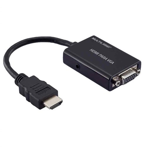 Conversor Hdmi M X Vga F C/ Saida Audio Multilaser - WI293
