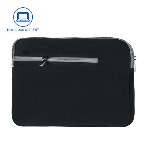 Case Neoprene Para Notebook Multi até 15,6" Preta - BO400