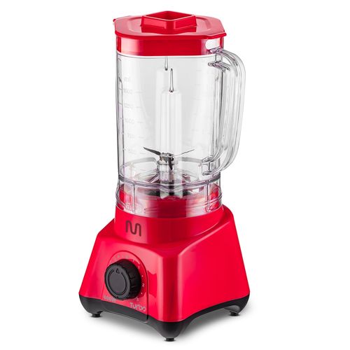 Liquidificador Turbo Multi Home Vermelho 600w-127v   - LQ613