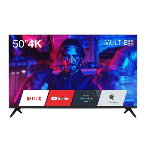 Tela 50" Multi Experience Smart 4K 3 HDMI 2 USB com Wi-Fi Integrado - TL052