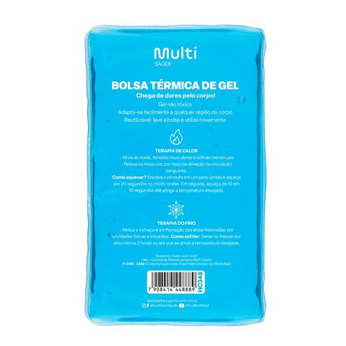 Bolsa Térmica Transparente em Gel Tam. M Multi Saúde - HC348OUT [Reembalado]