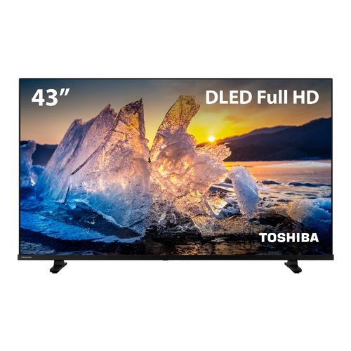 Smart TV DLED 43" Full HD Toshiba 43V35MS VIDAA 2 HDMI 2 USB Wi-Fi - TB021MOUT [Reembalado]