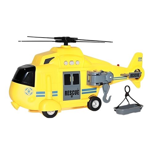 Helicóptero de Brinquedo De Resgate Com Luz e Som - Multikids - Br2232OUT [Reembalado]
