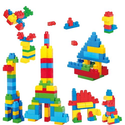 Maleta com Blocos de Montar Coloridos 80 Peças Multikids - BR2277