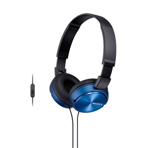 Headphone Com Fio Sony Azul - MDRZX310APLZUC