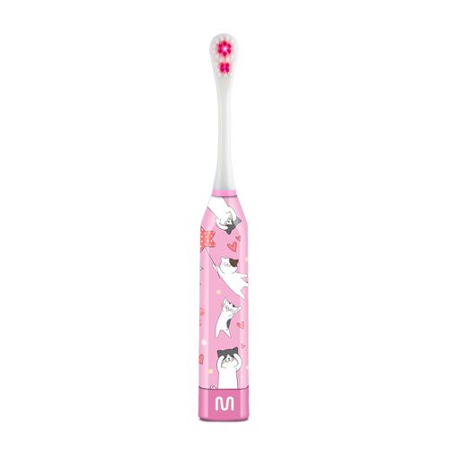 Escova Elétrica Infantil Kids Health Pro Gatinhos Multi Saúde - HC155