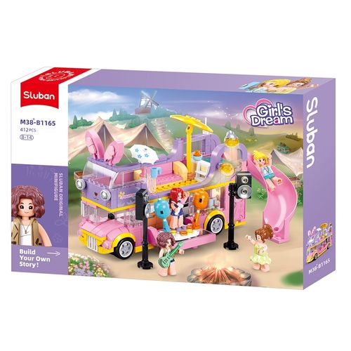 Blocos de Montar Girl Party Music 412 Pcs Multikids - Br2281