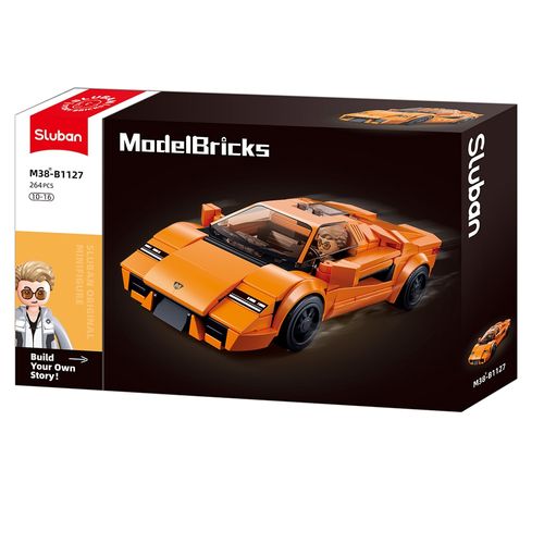 Bloco de montar Carro de Corrida com 264 Pcs Multikids - Br2283