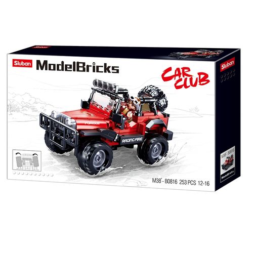 Blocos de Montar Jeep 253 Pcs Cubic Multikids - Br2284