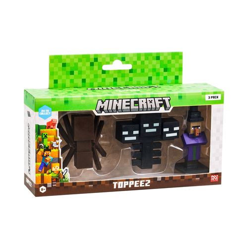 Bonecos do Minecraft 3 Surpresa Sortido Multikids  -BR2452