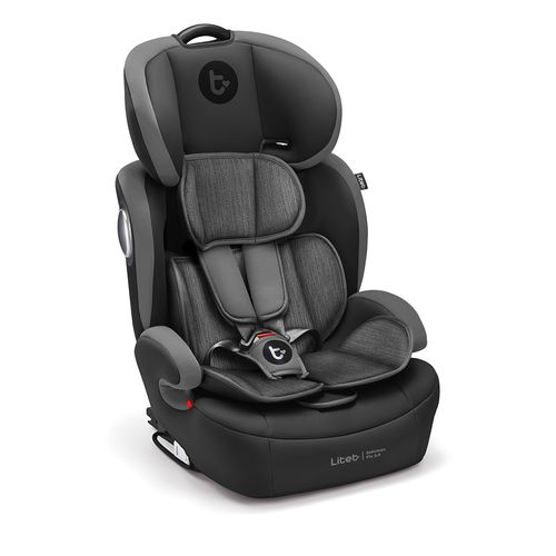 Cadeira Para Auto 9-36 Kg Isofix Safemax Fix 2.0 Cinza Litet - BB460