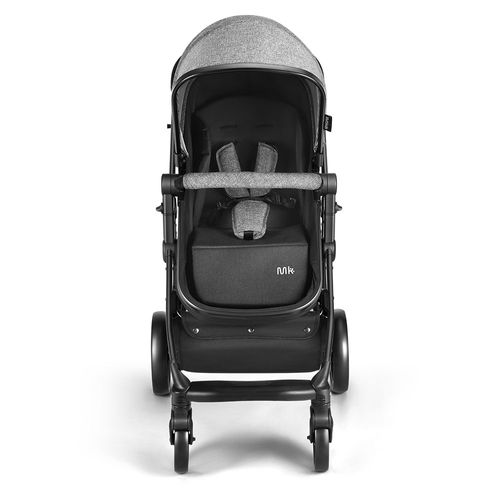 Carrinho de passeio para bebê Multikids 0-15kgs c/ berço Moises Beyond Cinza - BB429
