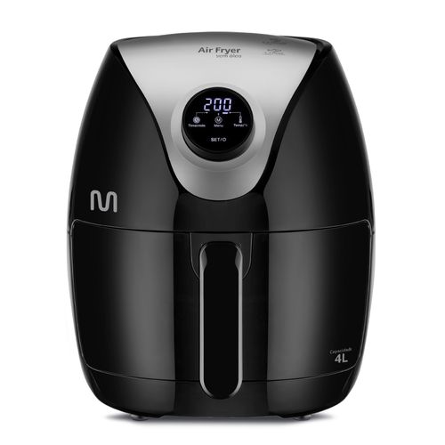 Air Fryer 4L Digital 220V 1500W Preta Multi - GO206