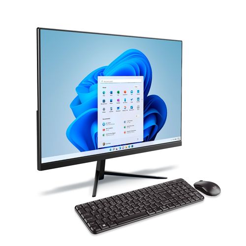 All in One, Windows 11 Home, 23,8 Pol. Full HD, Intel Core i3,  8GB RAM 256GB SSD, Preto Ultra - UB841