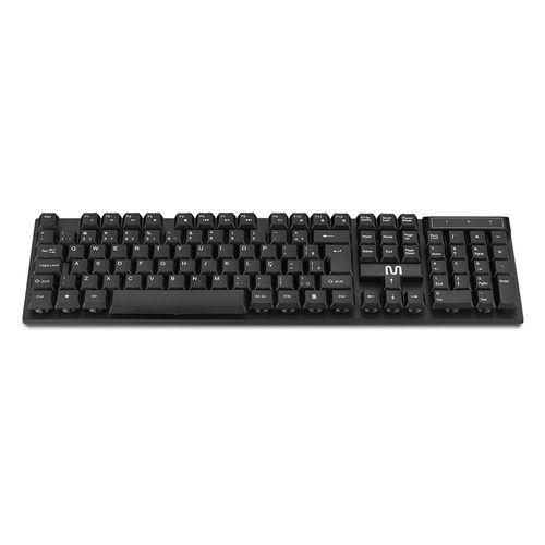 Teclado sem Fio Slim Conexão 2.4ghz USB 12 Teclas Multimídia Preto Multi (Multilaser) - TC299