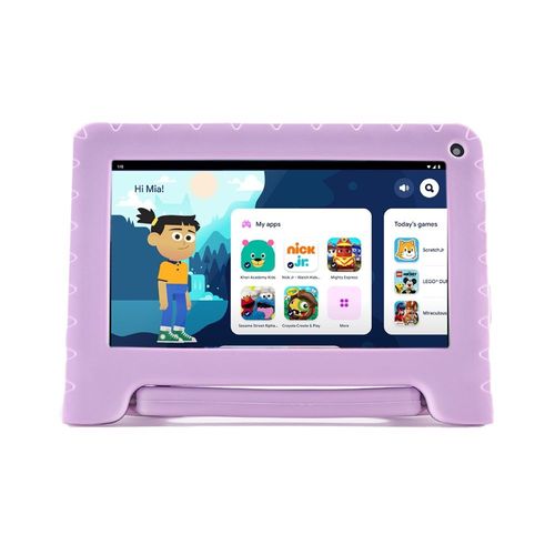 Tablet Infantil Frozen II com Controle Parental 4GB RAM + 64GB + Tela 7 pol + Case + Wi-fi + Android 13 + Quad Core Multi - NB416
