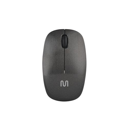Mouse Sem Fio Standard Usb 1200dpi 3 Botões Design Ergonômico Preto Multi (Multilaser) - MO251