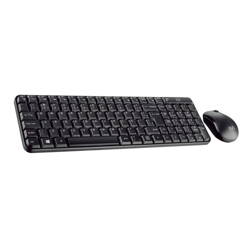 Kit Teclado e Mouse Sem Fio CS200 Multimídia USB 1000dpi Teclas Compactas Preto Multi (Multilaser) - TC183