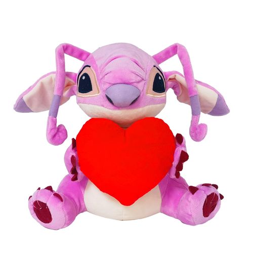 Pelúcia Angel Coração Com Mecanismo Luz e Som 30Cm Multikids - BR1514