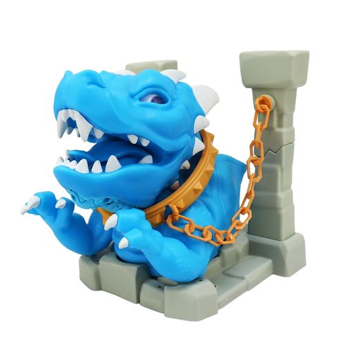 Brinquedo Fantoche de Plastico Dragão Shard com Som e Animação Azul Multikids - BR2266
