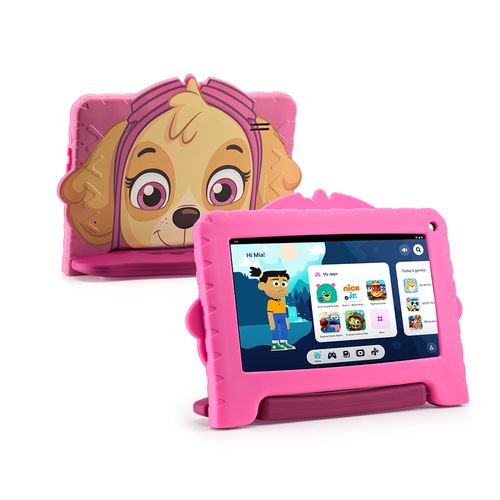 Tablet Infantil Patrulha Canina Skye 4GB RAM + 64GB Tela 7 pol Android 13 Quad Core Multi - NB422